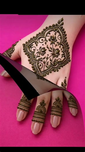 Trendy Back Hand Mehndi Design 2026 🔥 | Easy & Beautiful Henna Art