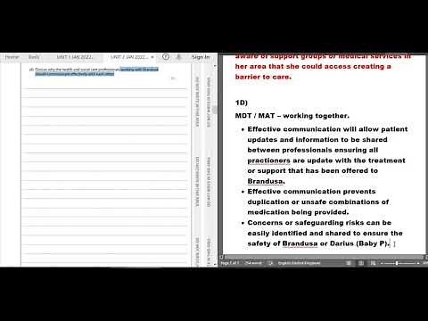 Unit 2: Working in care - Exam paper walkthrough (H&SC BTEC Level 3) JAN’22 📝📑