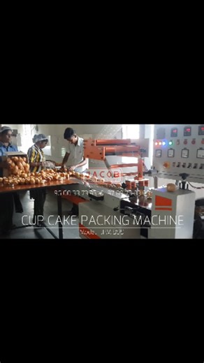 Jacob Packing Machines on Instagram: "Cup Cake Packing Machine :: Bread Packing Machine :: Automatic Packing Machine. Greetings from Jacob Packing Machines, We are the manufacturers of Horizontal flow wrapping machine which can pack consumer varieties and solid products of different shapes and sizes with all types of heat sealable films and laminates(upto 25gsm to 60gsm). [ #cake #packagingmachine #packagingmachine #cakepacking #xmascake ] Our machine is suitable for pack such kind of products g
