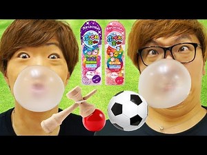 ヒカキン VS セイキン 兄弟でフーセンガムバトル スポーツver.