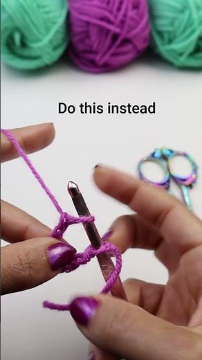 Don't Make This Common Crochet Chain Mistake #crochet #tutorial