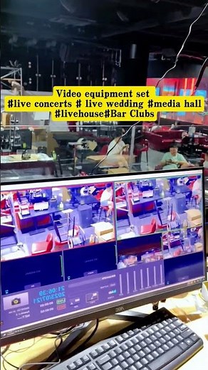 Multiple video cameras live stream video switcher full setup for all kinds of live production .