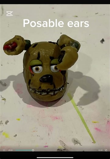 Making a custom springtrap figure part 2