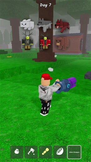 Alien Shotgun Vs ALL ENTITIES In 99 Nights In The Forest 👽