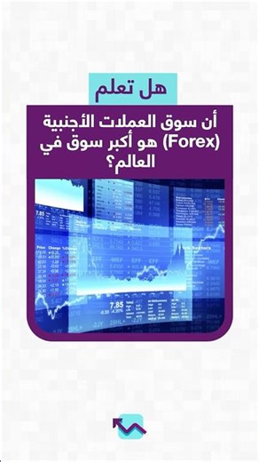 هل تعلم أن سوق الفوركس هو أكبر سوق مالي في العالم؟