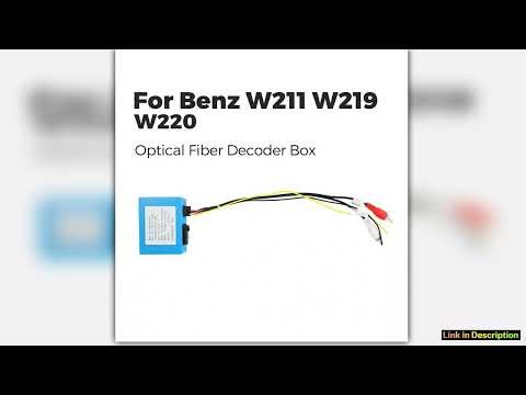 Optical Fiber Decoder BOX for Mercedes Benz W211 W219 W220 W171 CLS SLK Head Unit Sound Output