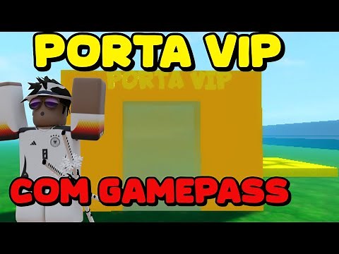 COMO FAZER UMA PORTA VIP COM GAMEPASS NO ROBLOX STUDIO!!