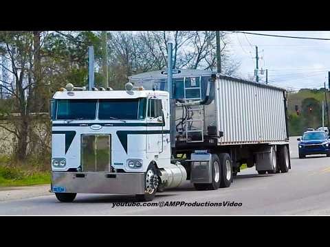 White Peterbilt 352 Cabover | Truckspotting 