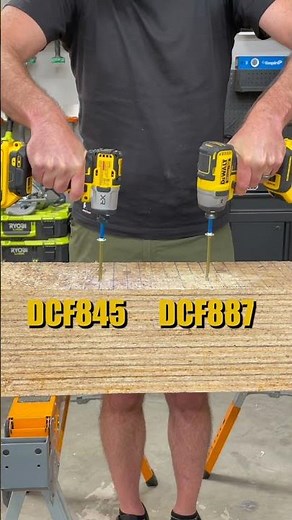 NEW DeWalt Impact Driver (DCF845) vs OLD DeWalt (DCF887)