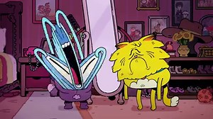 2.8K views · 30 reactions | When Max and Gark get into a faces competition, things get a little messy  Counterfeit Cat - weekdays @ 18:35 on Disney XD. | Disney | Facebook