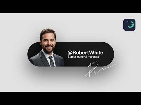 Lower third animation in alight motion.