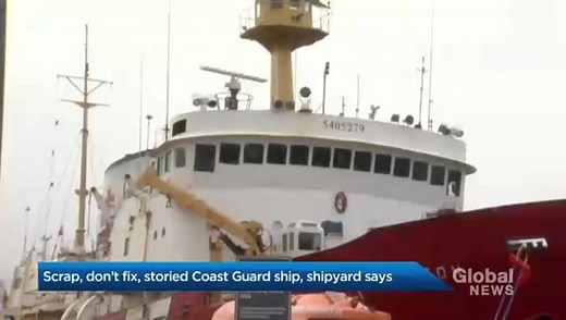 Scrap, don’t fix, storied Coast Guard ship, shipyard says