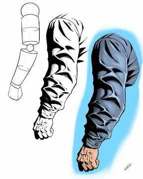 Drawing Clothing Folds in a Shirt 👕✏️#drawinglessons #drawing #drawingtutorials #drawingclothing