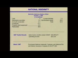 Warren Buffett Gives a Lesson on the Insurance Business