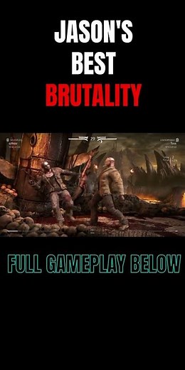 MKX | Jason's BEST BRUTALITY! | #mortalkombat #mkx #jason #dbd #brutality #gaming #mk1 #mk11 #taus