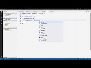 Lesson 12 Build the Blockchain Class