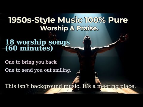 1 Hour of Pure Christian Worship | 1950's tunes To Go And Meet The Lord, Fresh Lyrics, Old Style.