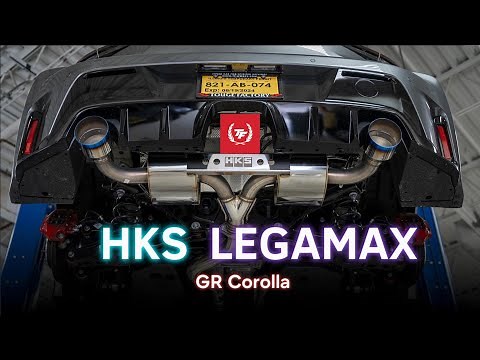 GR Corolla HKS Legamax Exhaust Install and Revs (TF-Works)