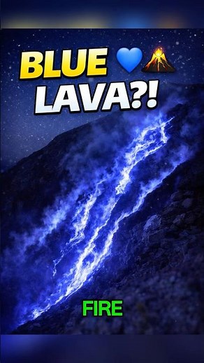 Blue Lava Volcano?! 💙🌋