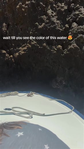 blue cave in Croatia was magical. a natural wonder with mesmerizing glowing light that illuminates the inside 😍🙌 #croatia #travel #Traveltok #ocean #fyp