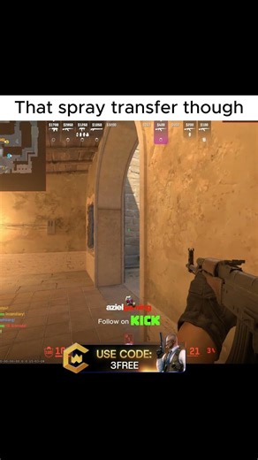 This spray transfer had my team shook #cs2