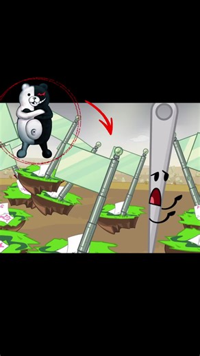 I thought of monokuma when I heard this… #danganronpa #bfdi #monomuma #fypシ #funny