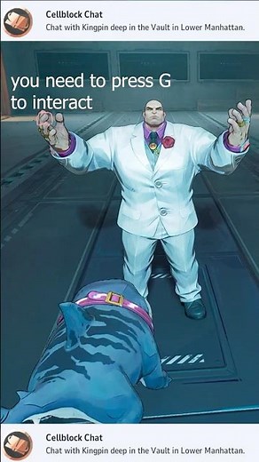 Cellblock Chat Achievement | Chat with Kingpin deep in the Vault in Lower Manhattan - Marvel Rivals