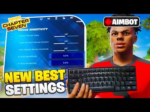 BEST Keyboard & Mouse Settings + Sensitivity In Fortnite Chapter 7! 🎯 (PC/XBOX/PS5)