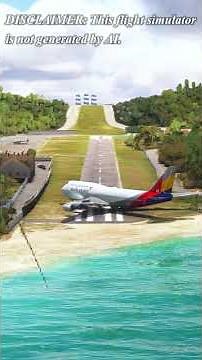 The Boeing 747 aircraft took off from Gustaf II airport.|flight simulator #aviation