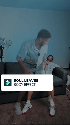 كيفية استخدام تأثير مغادرة الروح في فيلمورا