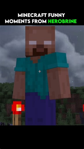 Minecraft Funniest Moments From Herobrine😭 #gaming #minecraftshorts