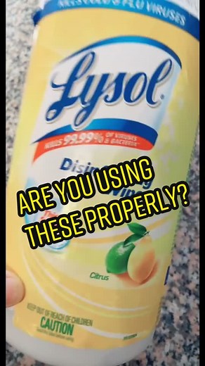 Effective Disinfecting with Lysol Wipes
