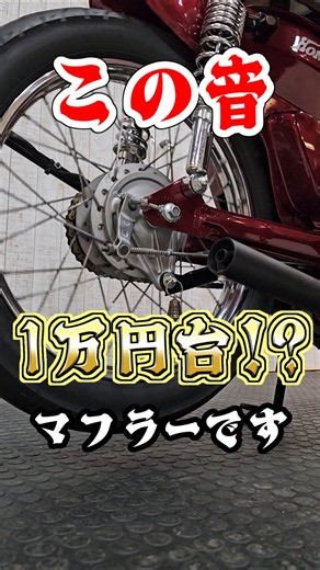 1万円台のマフラー、この音どう思う？【スーパーカブ】#shorts