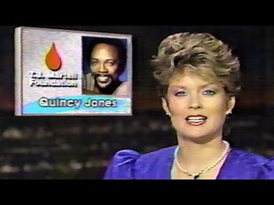 80s TV | Entertainment Tonight | Quincy Jones | TJ Martell Foundation | 1986