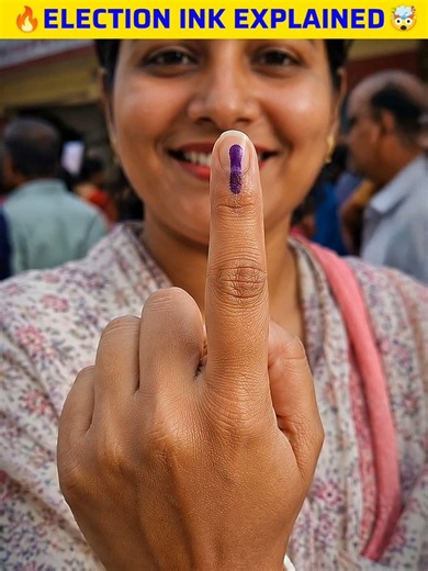 🔥 Election Ink Explained 🤯 #telugufacts #shorts #trending