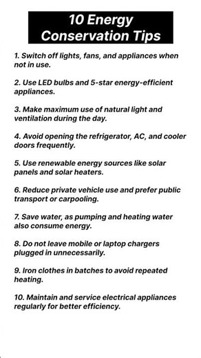10 Energy Conservation Tips। 10 Ways to Save Energy। #upay #energyconservation