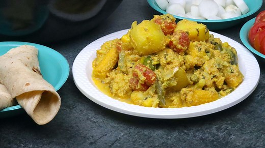 Subz Panchmel | Subz Panchratan | Subz Panchavati - Tasted Recipes