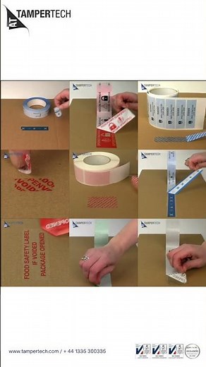 Paper Security Stickers - Tamper Evident Paper Labels in Action #asmr #labelprinting #packopening