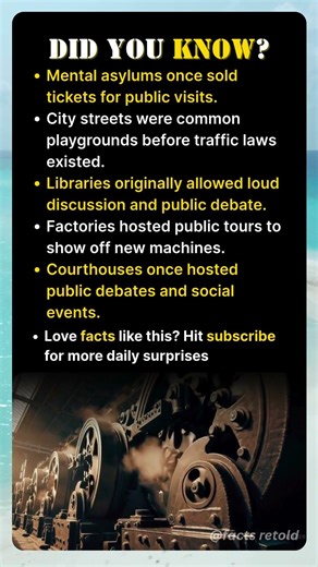 Public Places Used to Be Wild