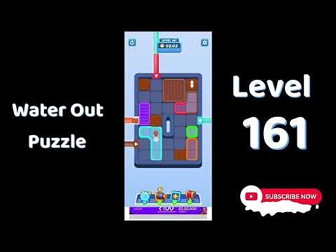 Water Out Puzzle Level 161 Walkthrough 💧 | Step-by-Step Solution | SolutionGuruji