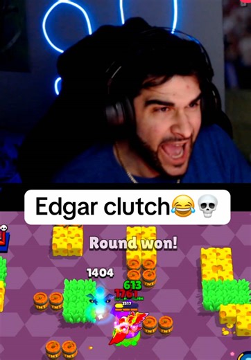 Edgar clutch💀😂#fyp #brawlstarstiktok #brawlstars | brawl stars