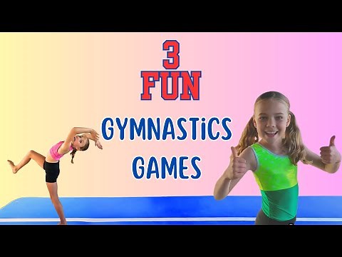 💥FUN GYMNASTICS GAMES you can play at home 🤸