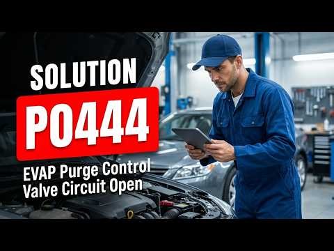 HOW TO FIX P0444 OBD II ERROR CODE - EVAP Purge Control Valve Circuit Open
