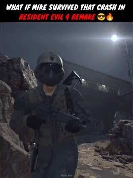 "Drinks Are On Me, I know A Good Bar 🍻" - What If Mike The Pilot Survived The Crash In RE4R #shorts