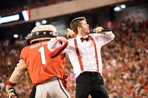 If you've attended a football game in the last 4 years, odds are you're familiar with Chip Chambers' wild dance moves, suspenders and bow tie. But what most people don't know is that Chip is just as comfortable hyping up Georgia fans as he is in lab and that he'll be heading to medical school after graduation. https://t.uga.edu/5ur | University of Georgia