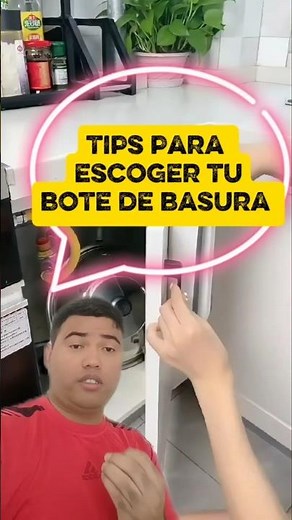 tips para escoger tu bote de basura