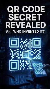 QR Code Secret Revealed 😲 | Who Invented QR Code & Why? | Hidden Tech Story #shorts