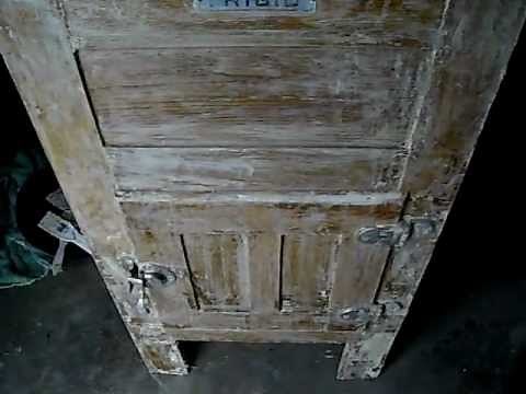 Vintage Ice Box Restoration Project