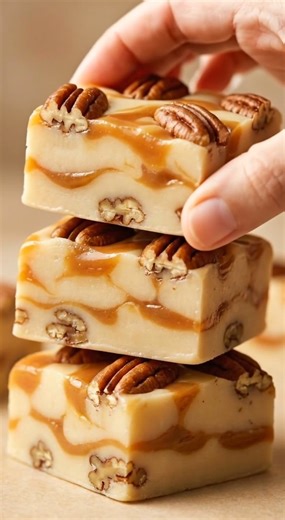 30K views · 241 reactions | White Chocolate Caramel Pecan Fudge |...