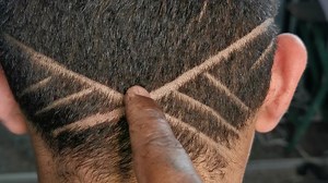 425K views · 10K reactions | Corte en v o en punta desvanecido tutorial mejor explicado  | Barberia clase A | Facebook